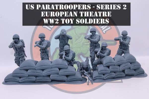 ww2 army men toys US paratroopers 54mm