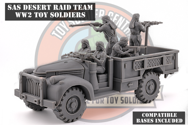 SAS Desert Raiders Truck 1 32 toy soldiers