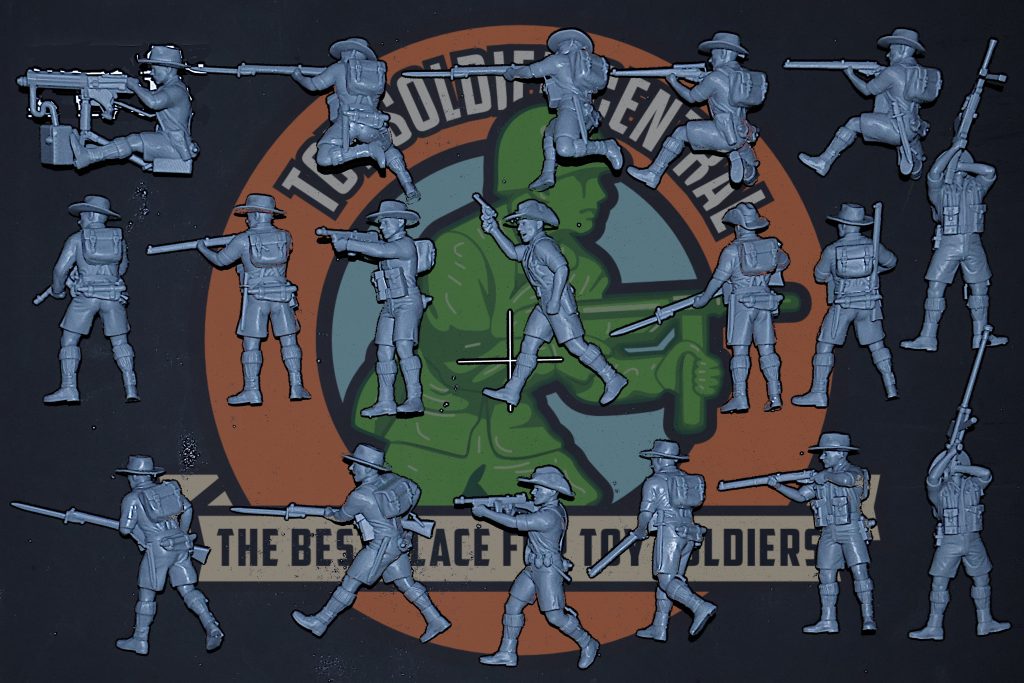 World War 2 Toy Soldiers - Australian Infantry