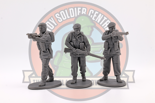british ww2 airborne army men 54mm
