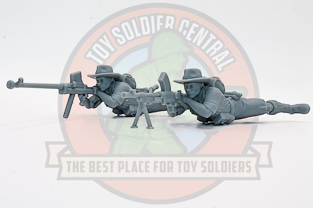 grey ww2 australian army men