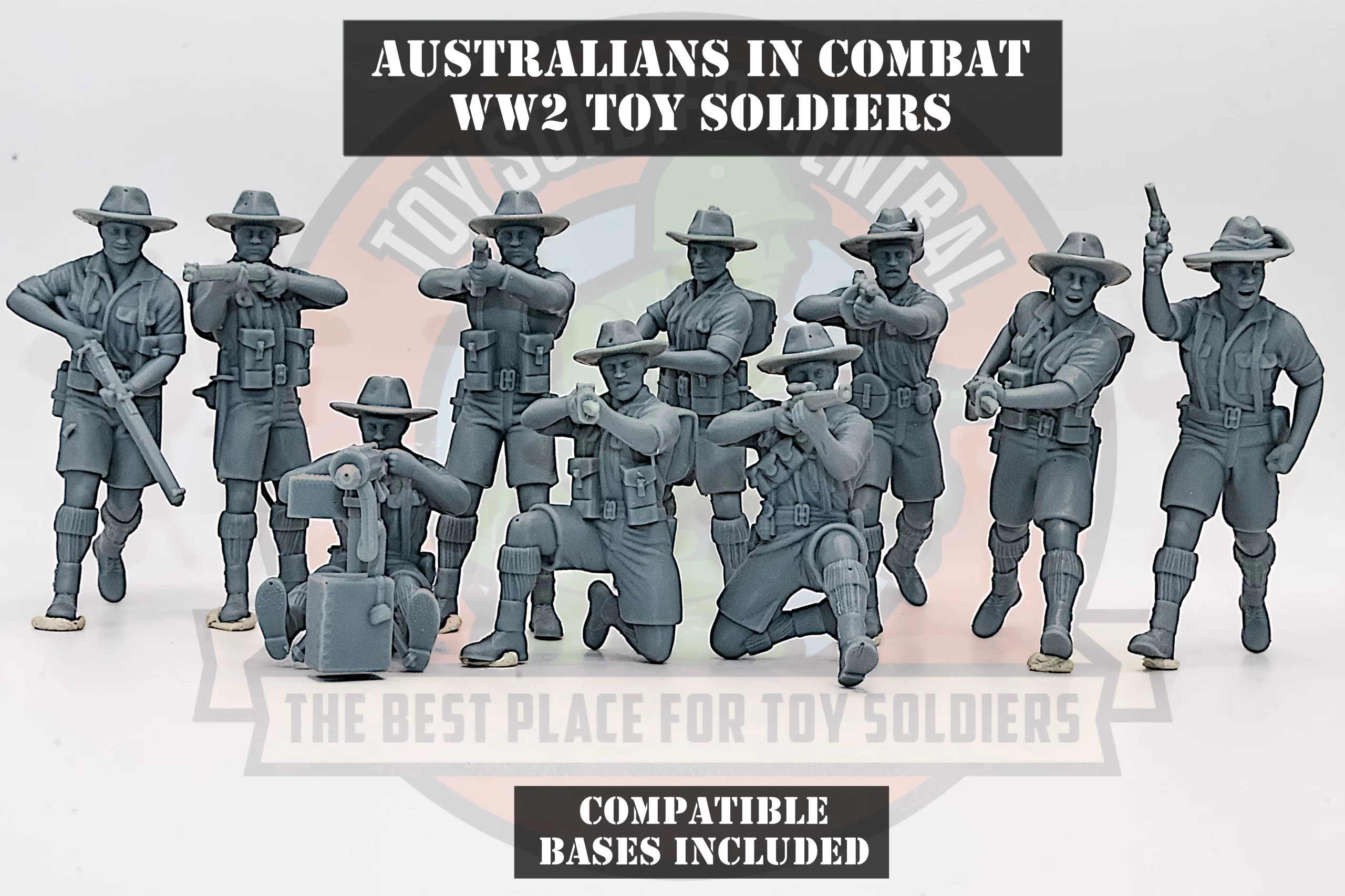 World War 2 Toy Soldiers - Australian Infantry