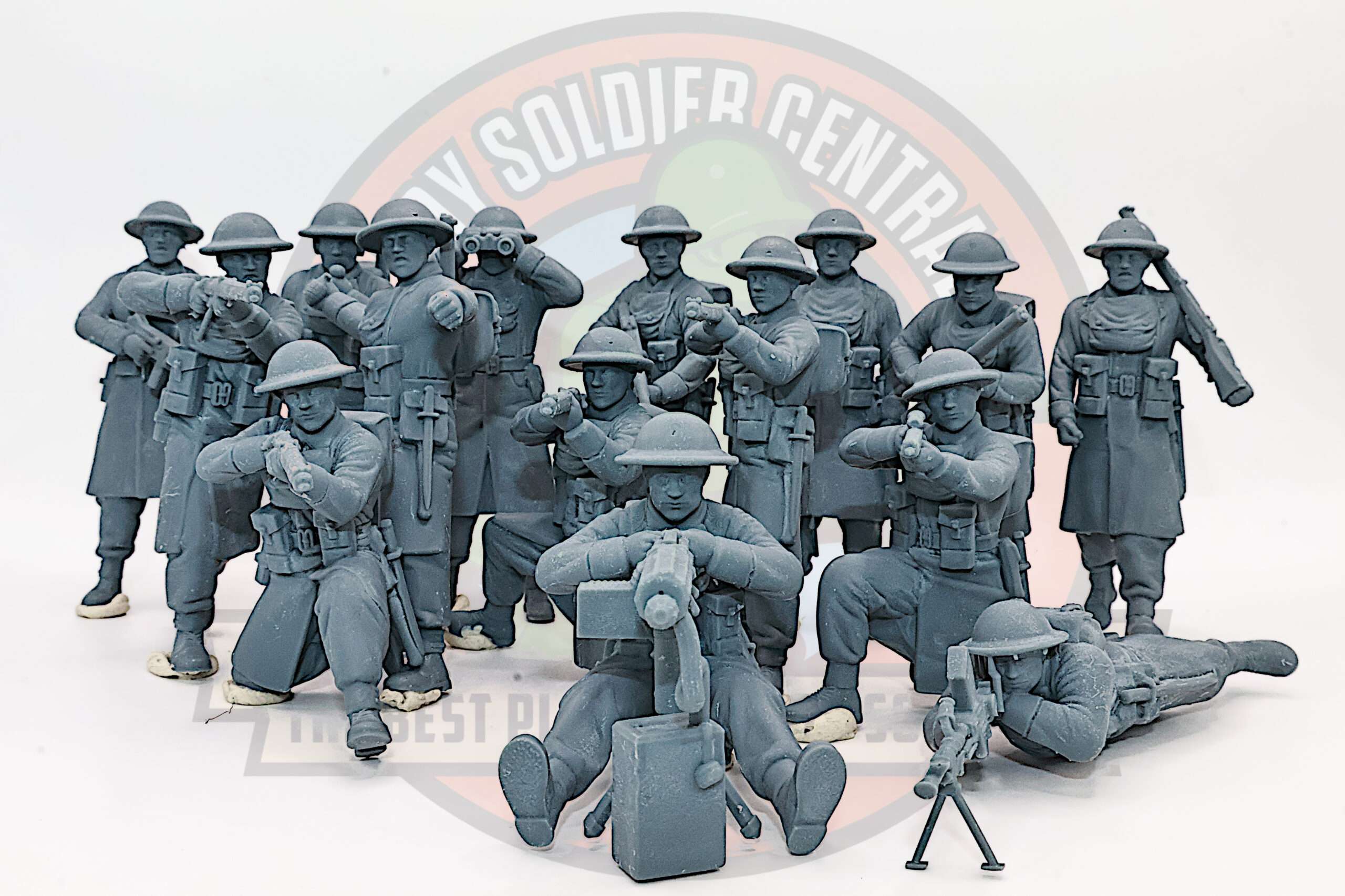 squad ww2 winter gear toy soldiers