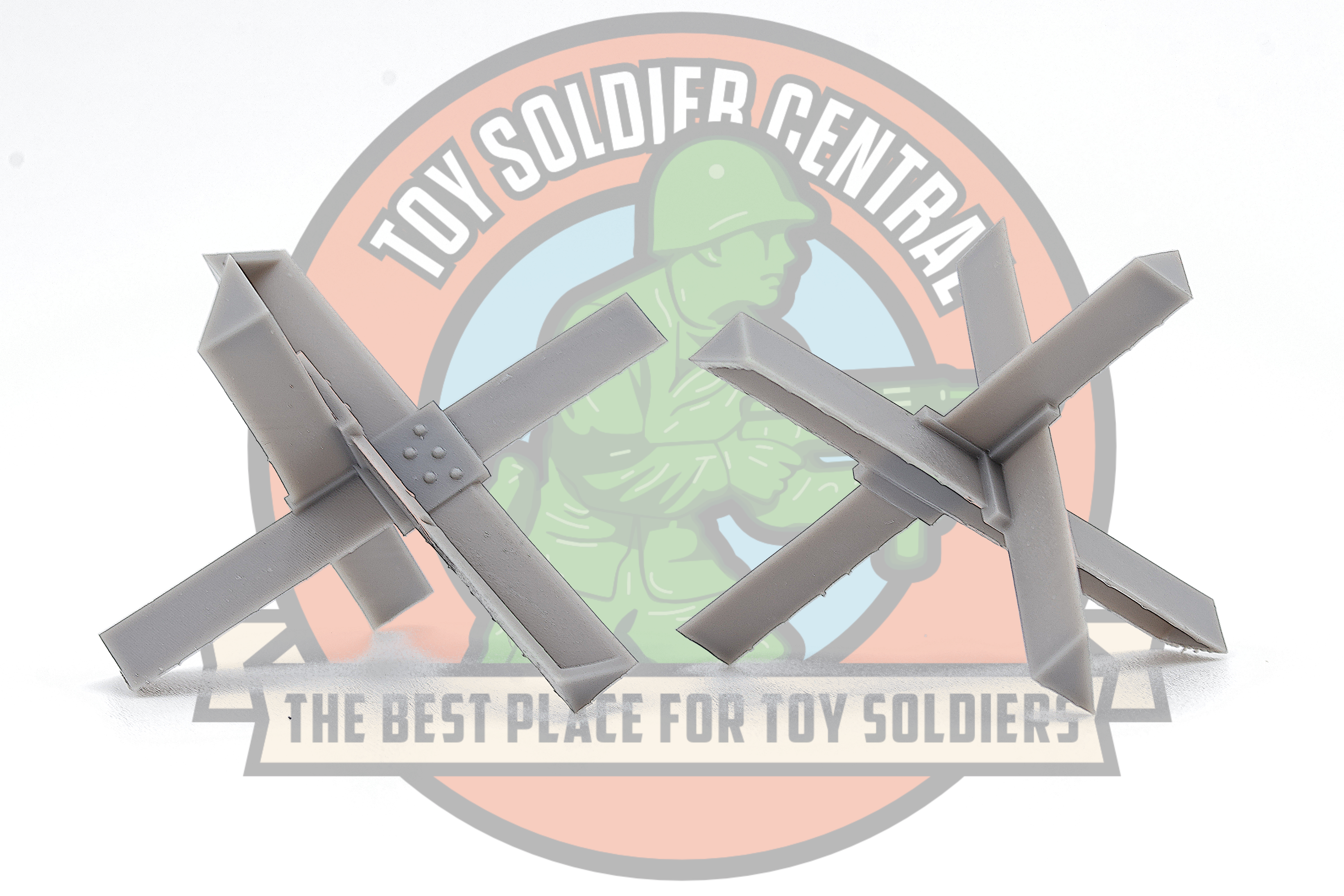 tank trap diorama toy soldiers 54mm