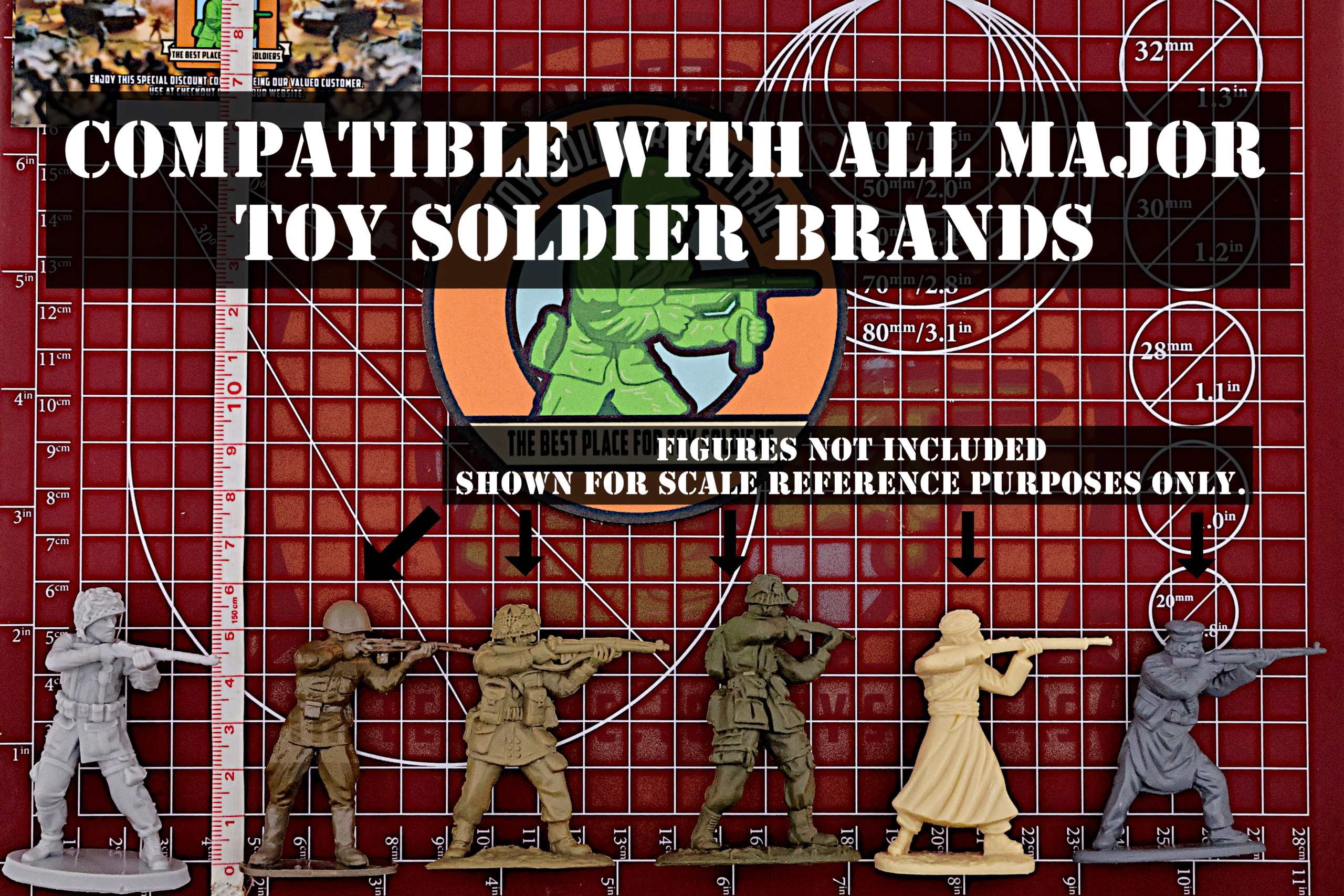 54mm scale us paratrooper toy soldiers