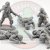 Dead US Paratrooper toy soldier casualties
