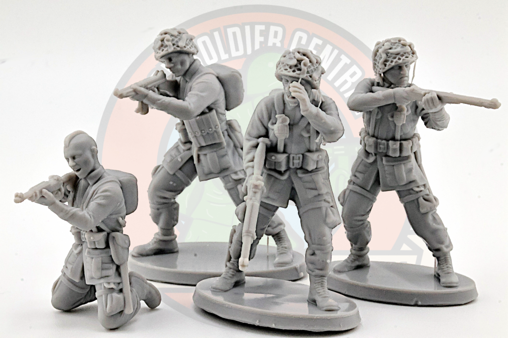 US Paratrooper captain toy soldier central