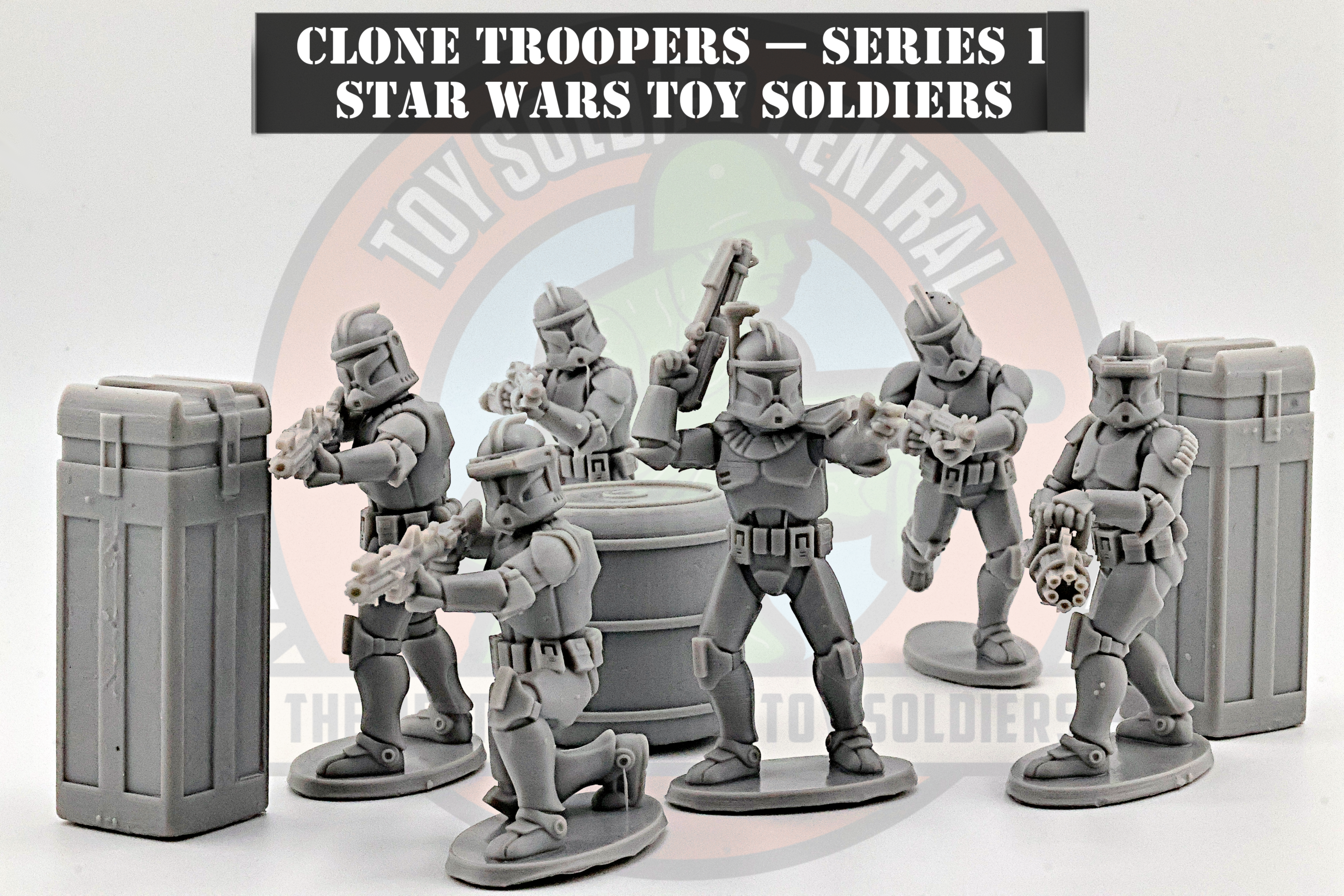 clone trooper star wars 3d print anvil rage designs base