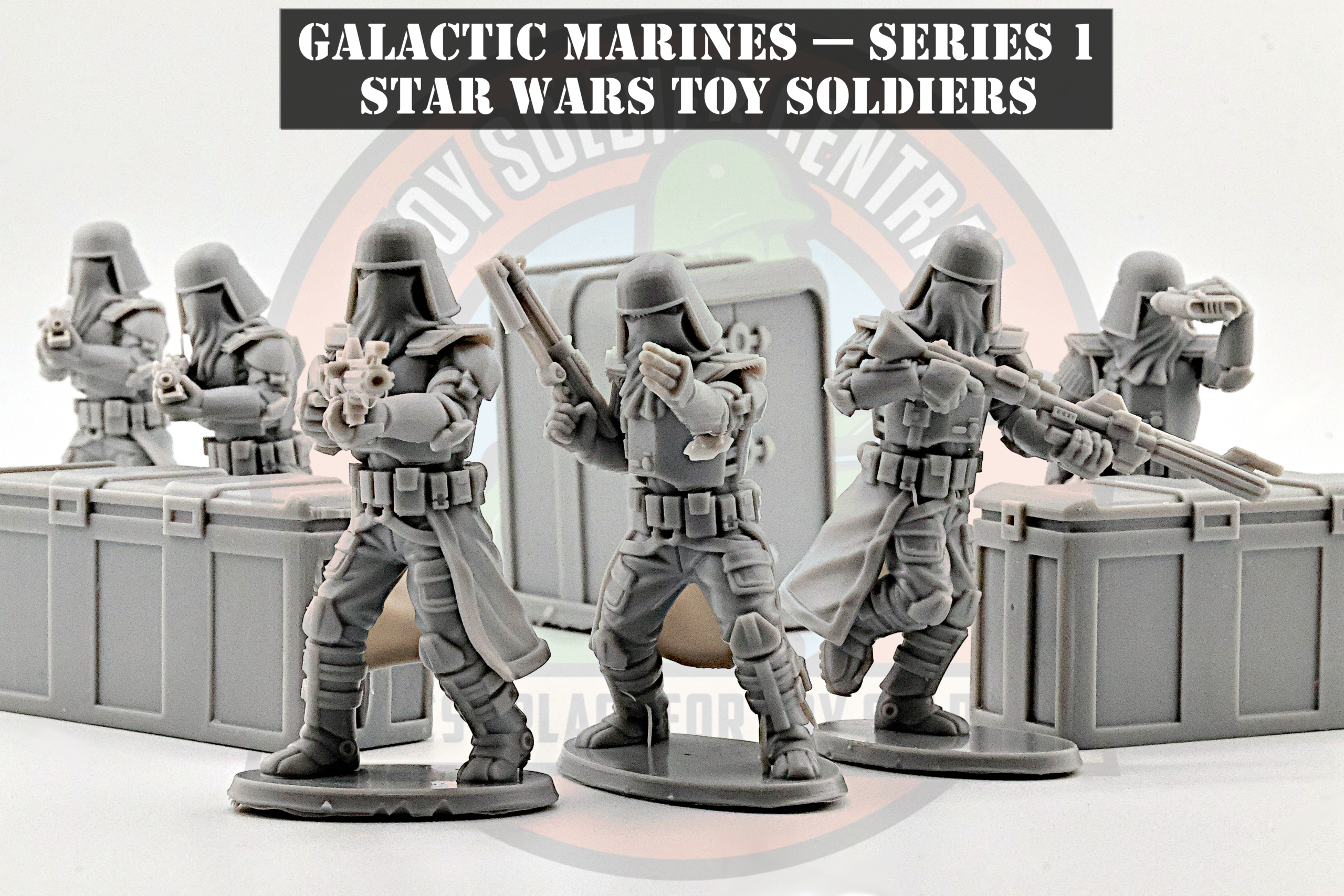 no bases galactic marines 3d printed star wars toy soldiers with bases