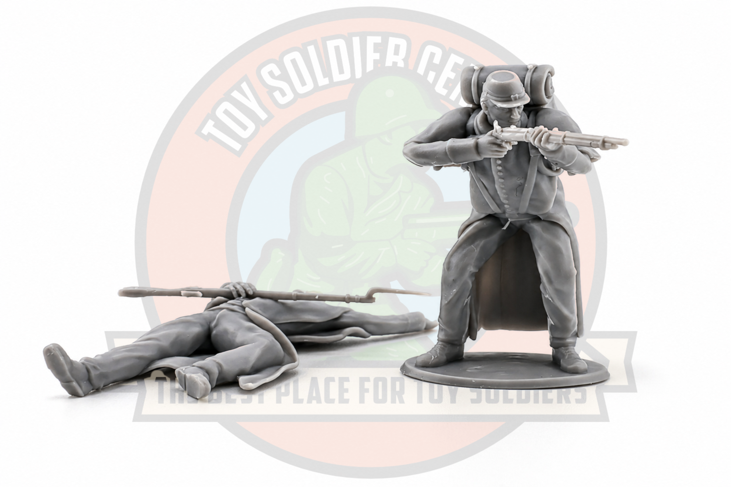 3d printed civil war grey army men