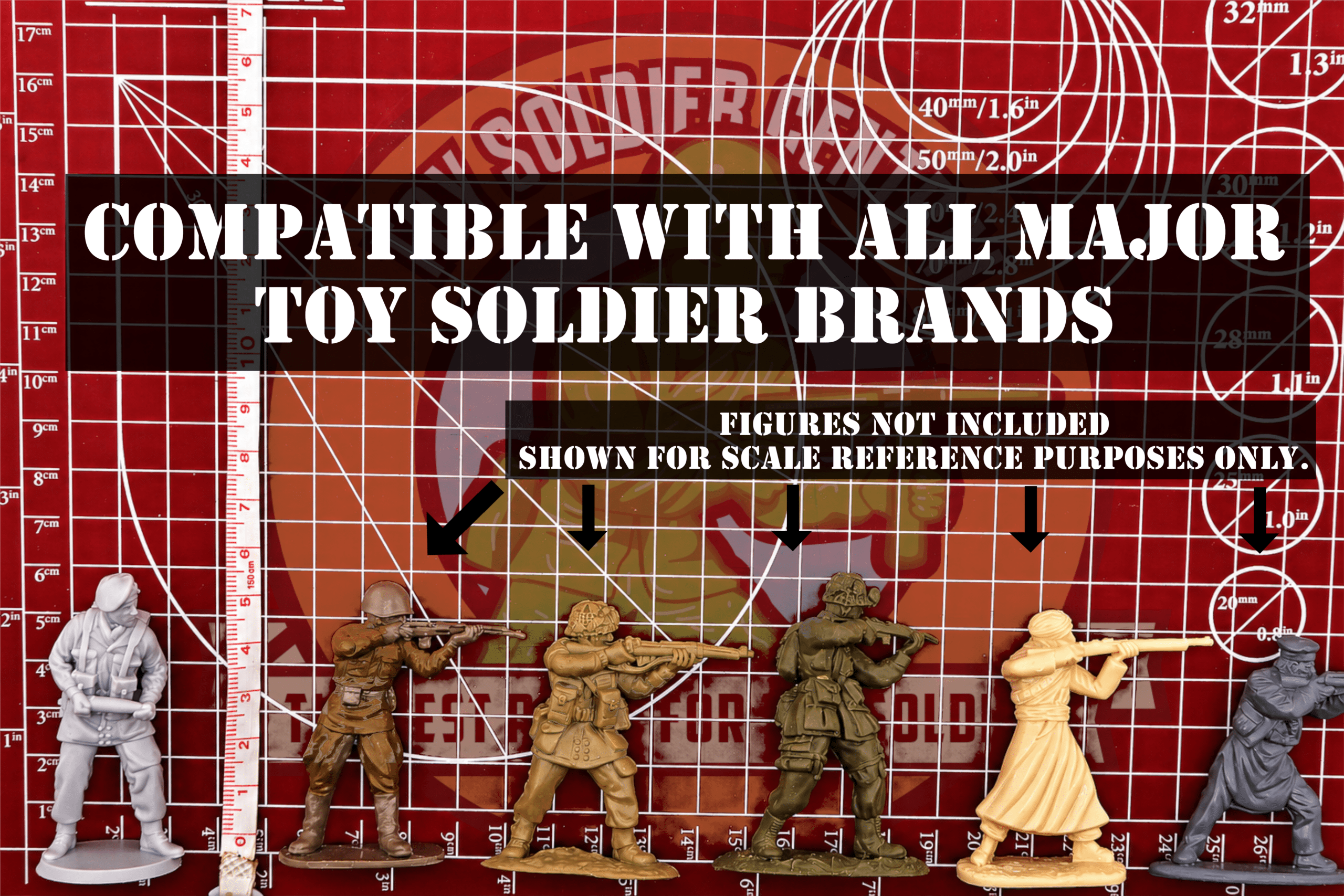 54mm toy soldier british paratrooper beret