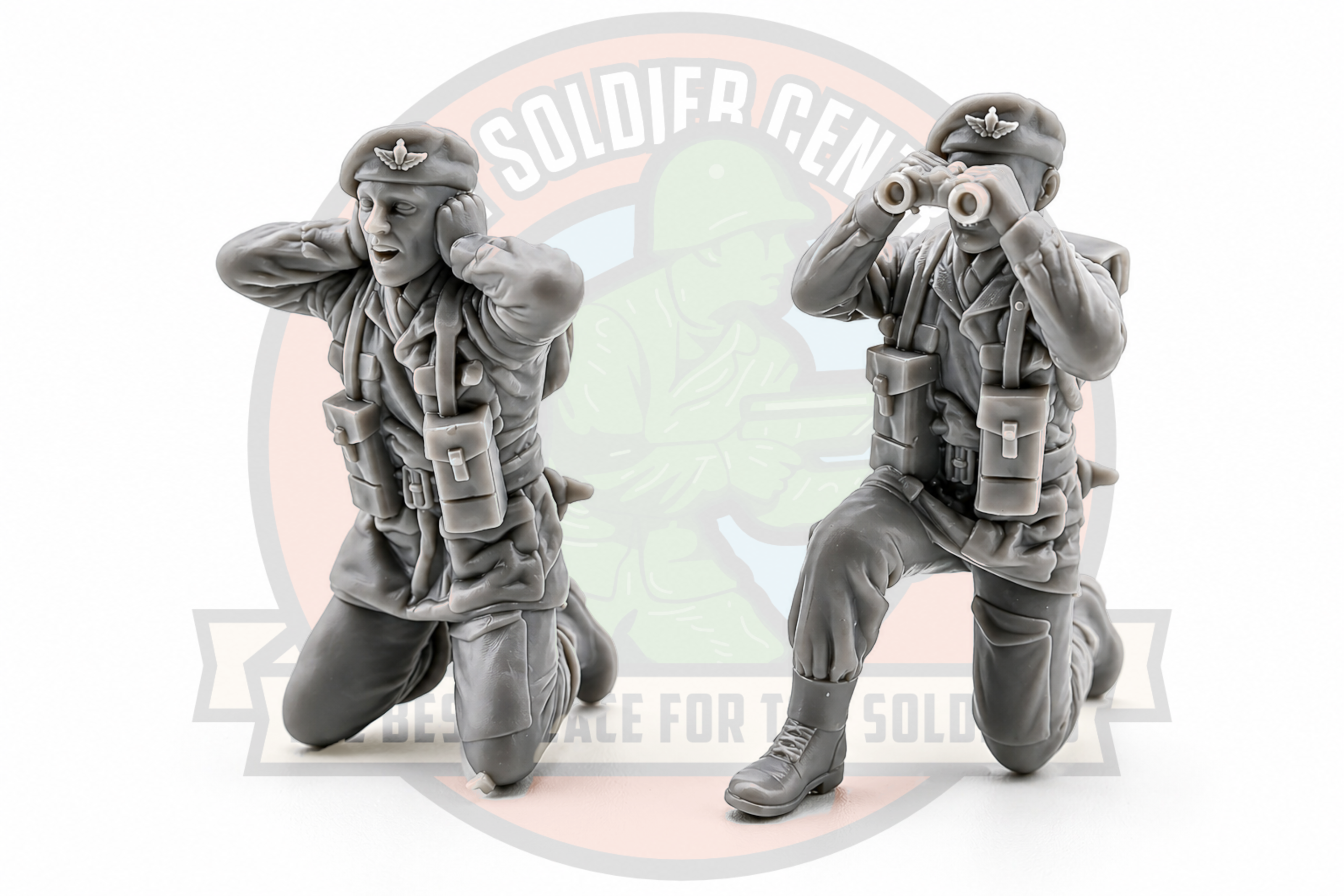 british cannon crew officers toy soldiers