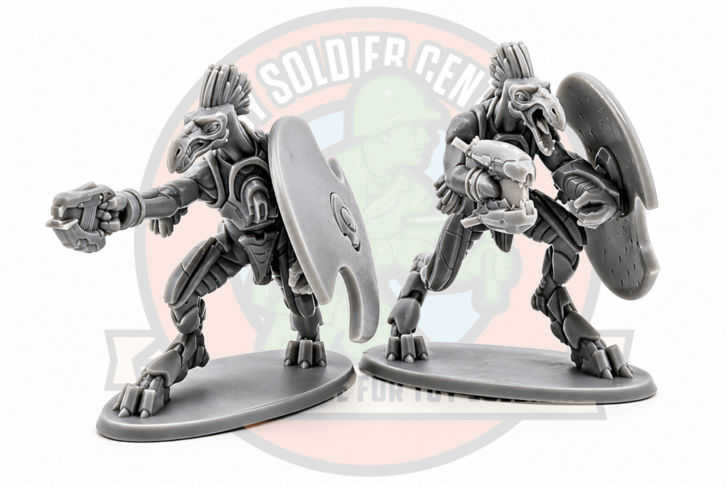 halo jackal toy soldier grey 3d printed