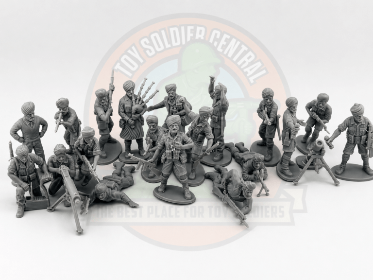 British Eighth Army | 4th Indian Infantry “Red Eagle Division” Toy Soldiers | 54mm Scale